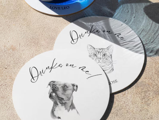 Creative ways to feature your pet in wedding signage and stationery