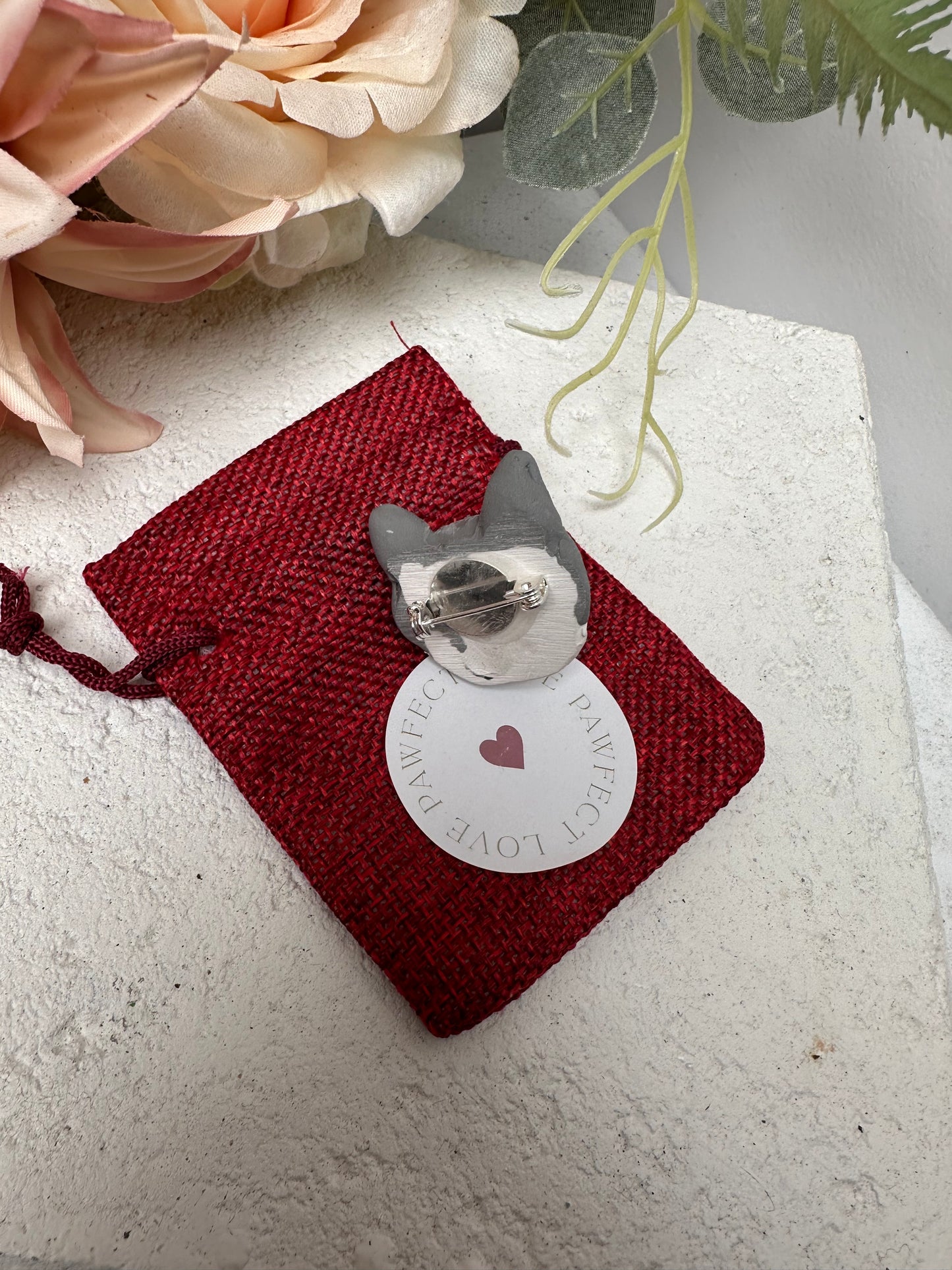 Custom pet brooch