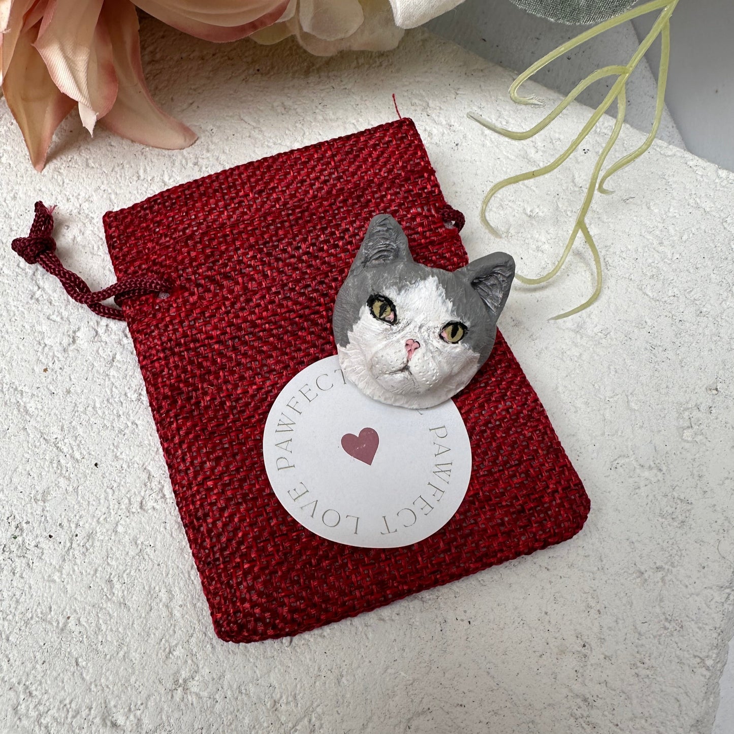 Custom pet brooch