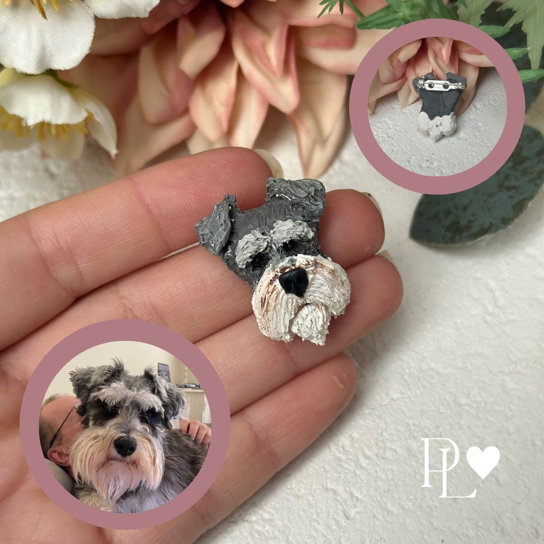 Custom pet brooch