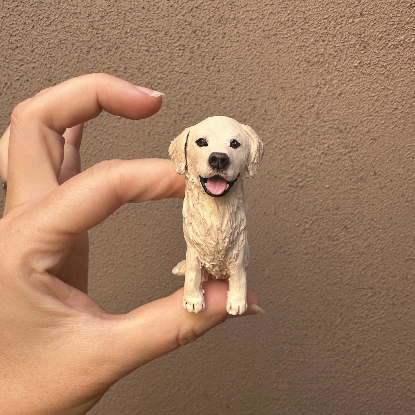Custom pet wedding cake topper - full body