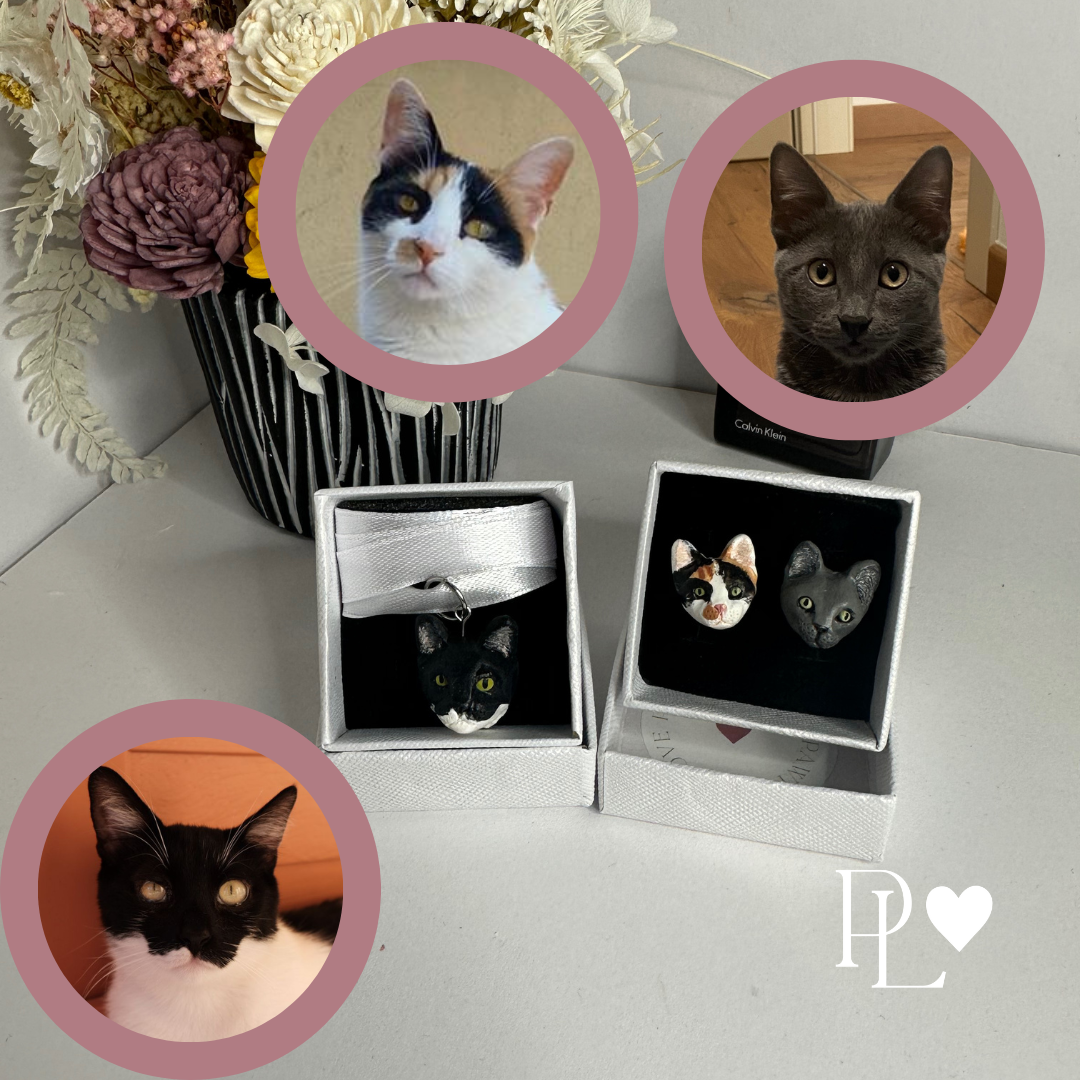 Personalised wedding bouquet pet pendant charm and cufflinks set