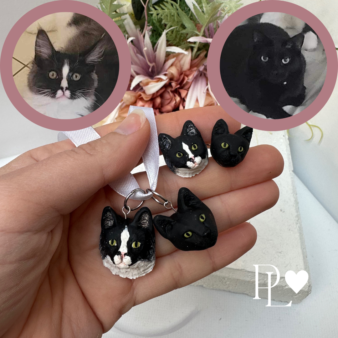 Personalised wedding bouquet pet pendant charm and cufflinks set