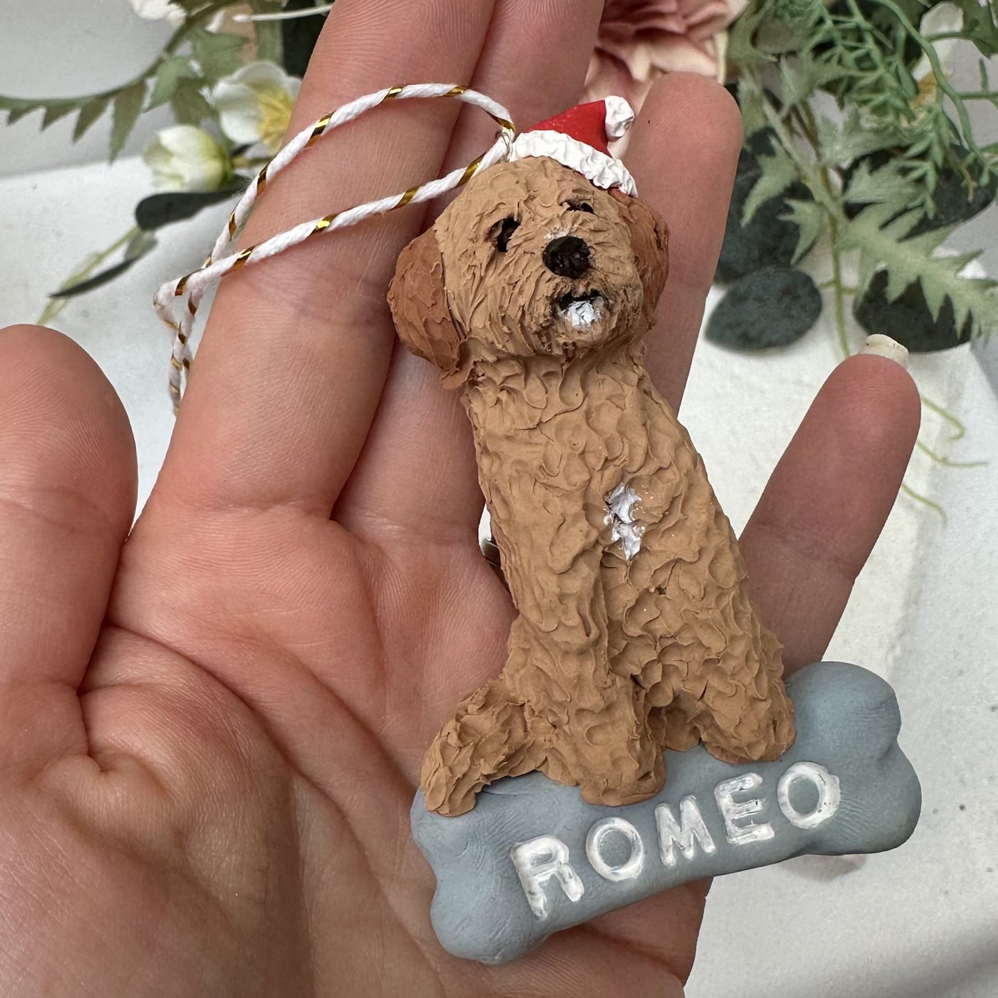 Custom pet Christmas tree ornaments- full body