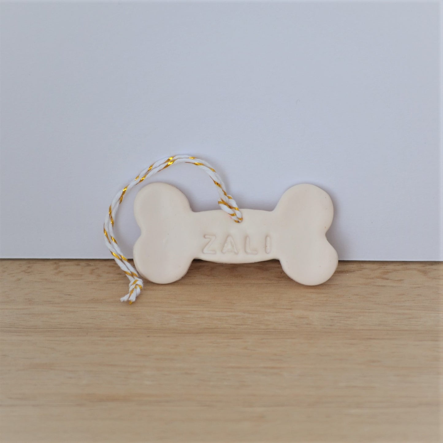 Custom pet name Christmas ornament