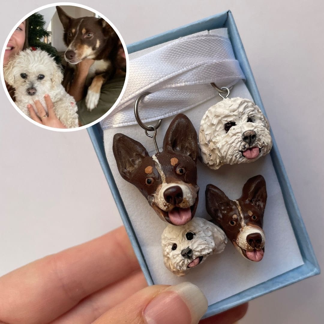 Personalised wedding bouquet pet pendant charm and cufflinks set