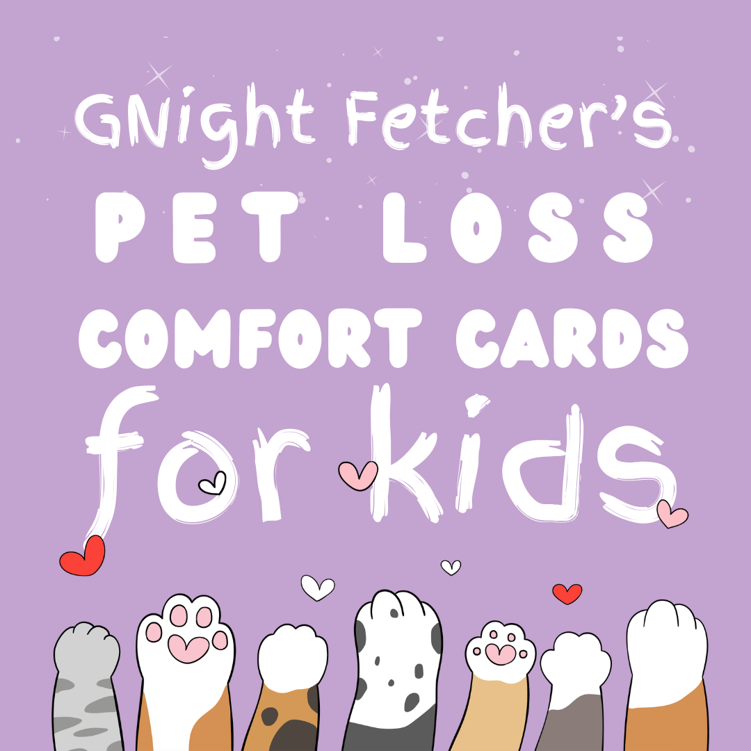 Pet Loss Comfort Cards For Kids - 51 Affirmations with Prompts