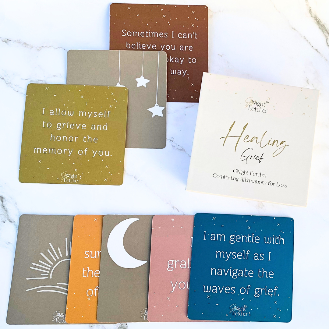 Grief Affirmation Cards - 51 unique comforting and healing sympathy messages