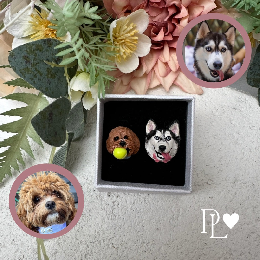 Custom pet cufflinks