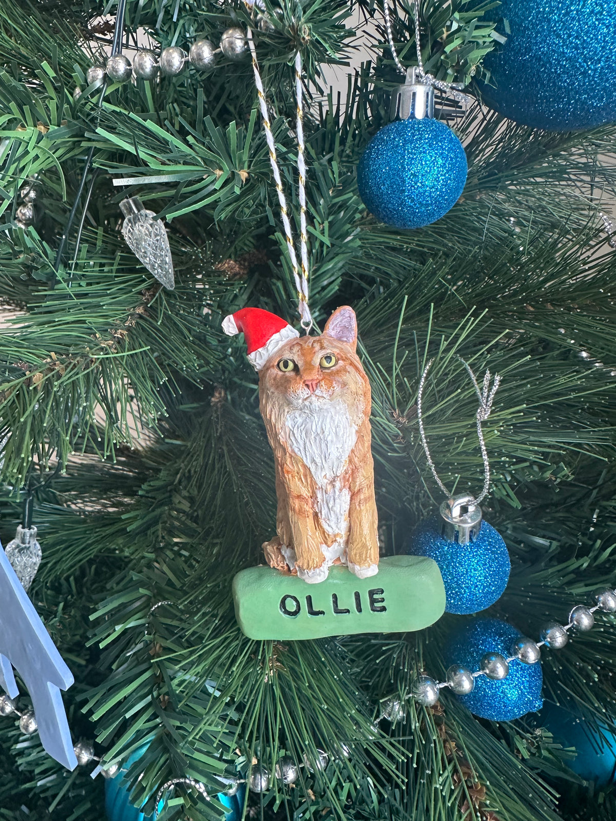 Custom pet Christmas tree ornaments- full body