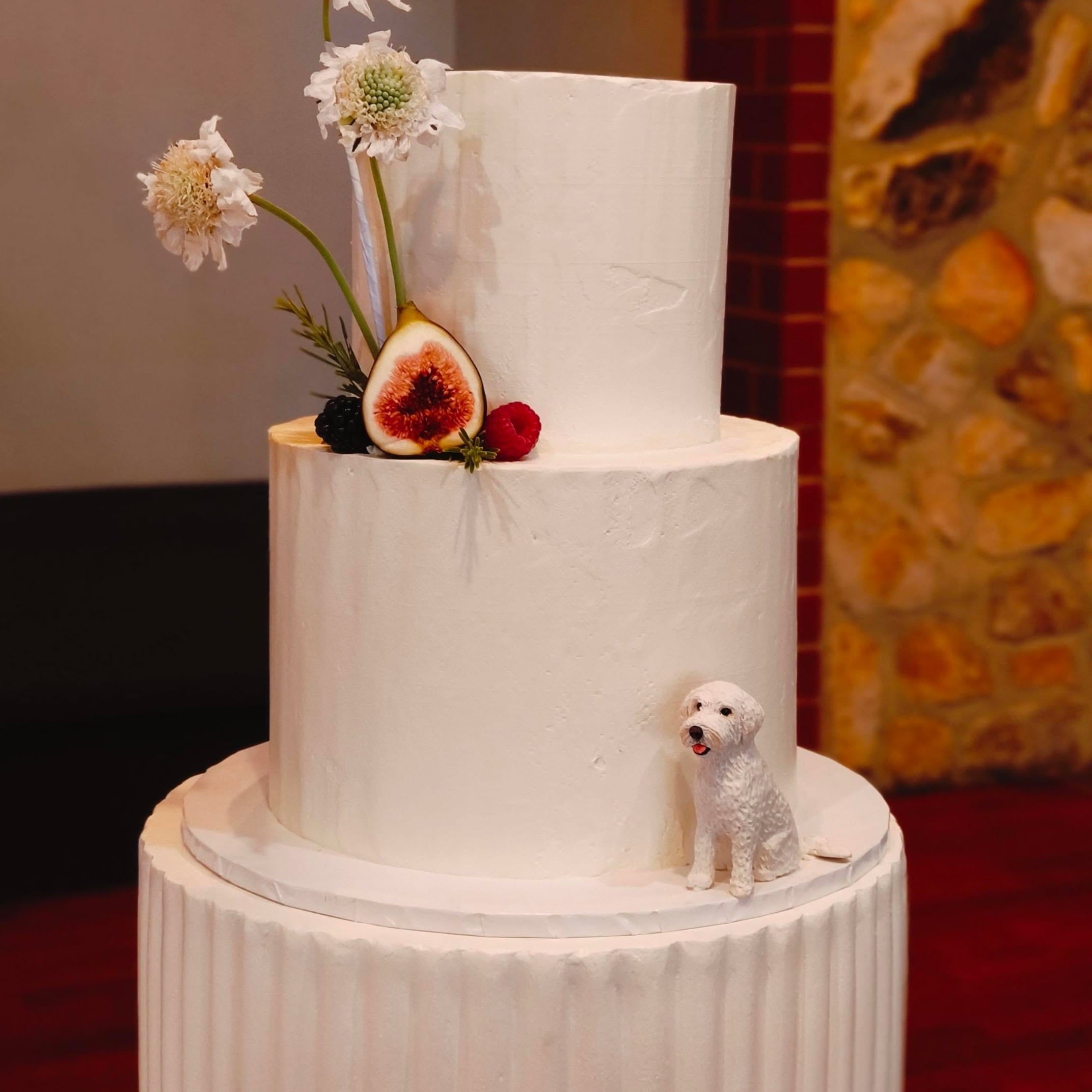 Custom pet wedding cake topper - full body – Pawfect Love