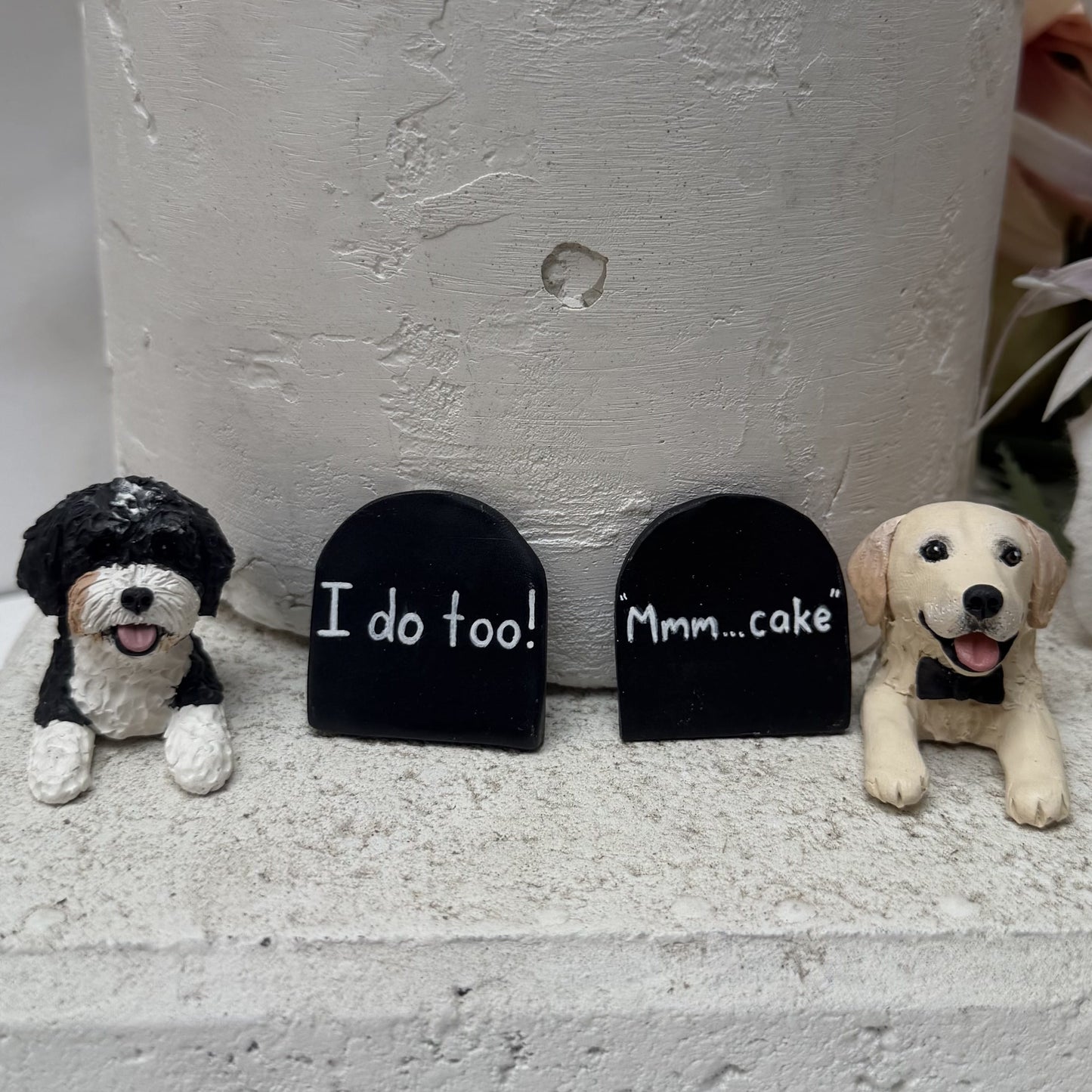 Accessories for custom pet cake toppers