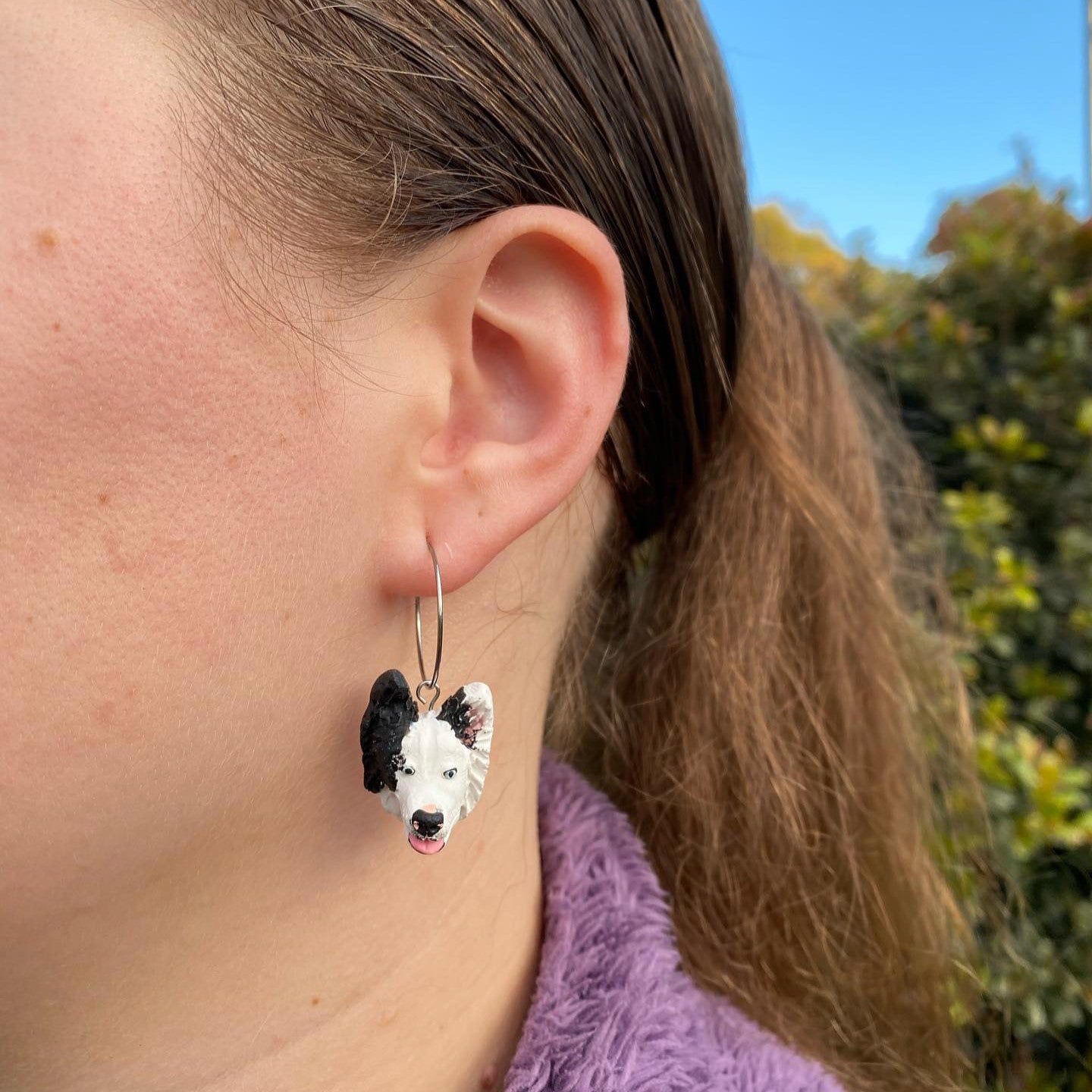 Custom pet earrings