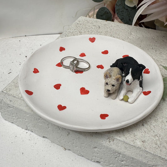 Bespoke ring dish with pets