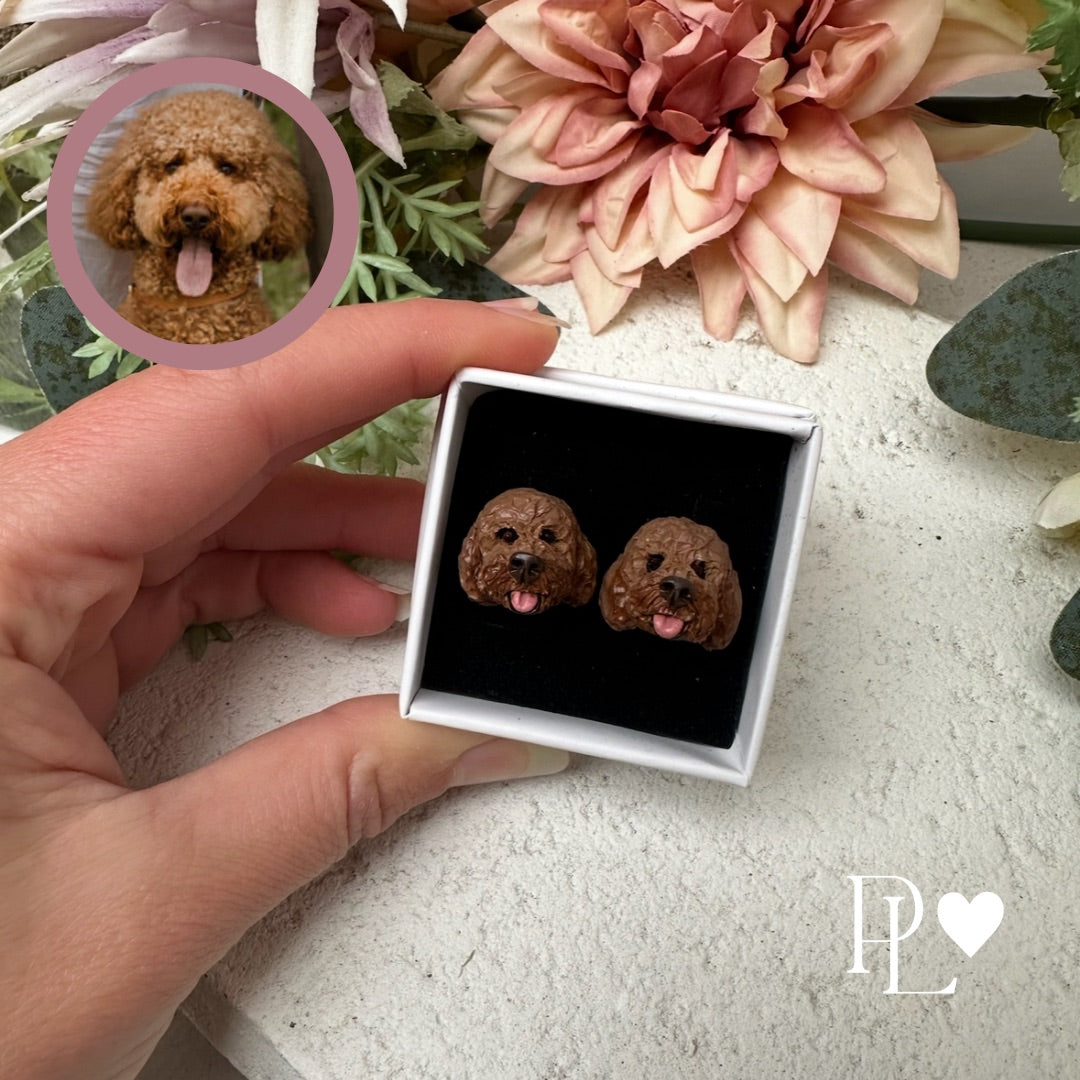 Custom pet cufflinks