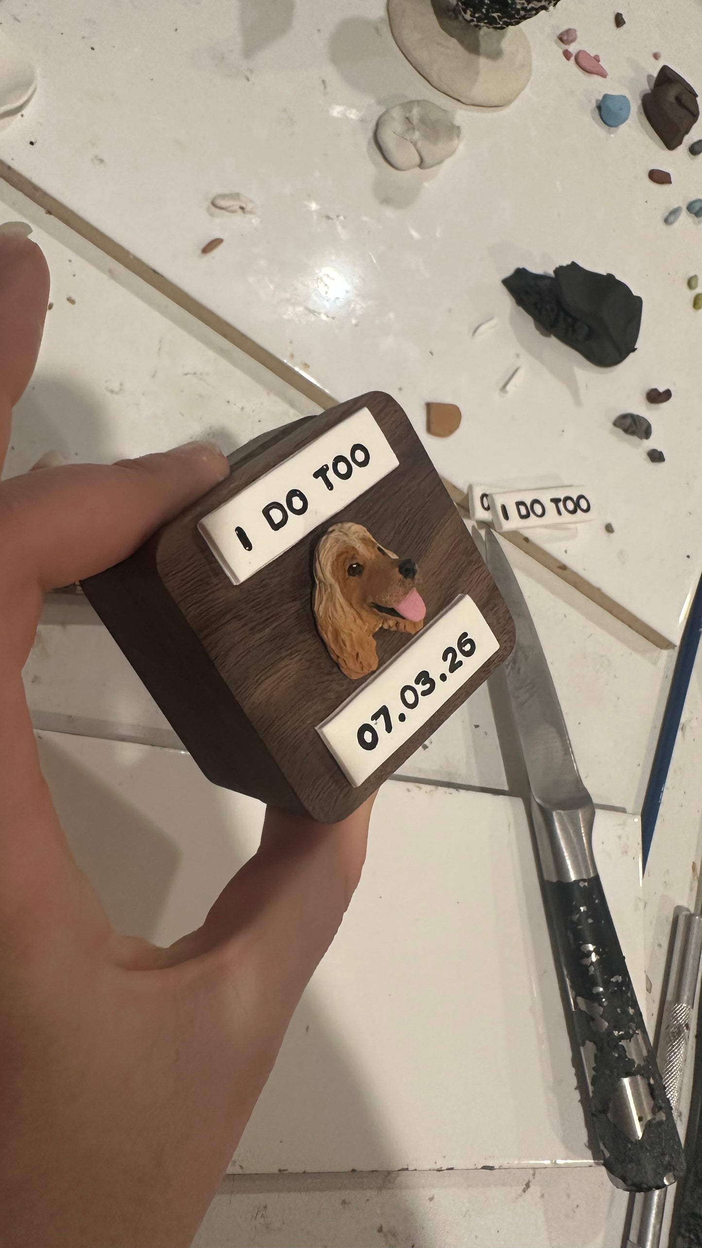 Bespoke double ring box