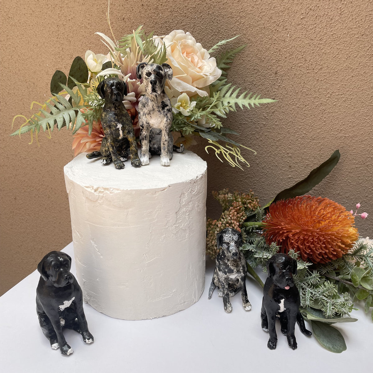 Custom pet wedding cake topper – Pawfect Love