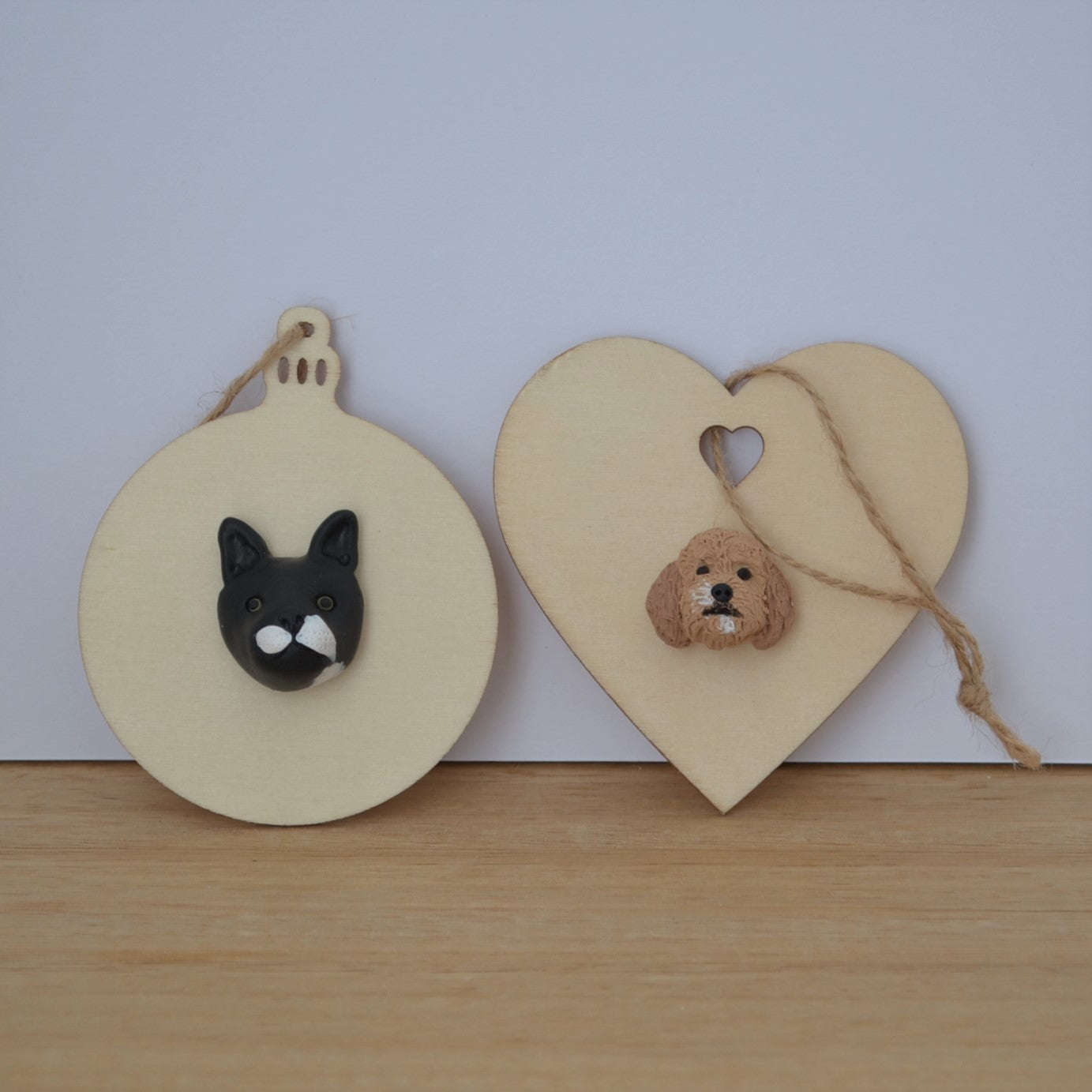 Handmade custom pet christmas ornaments