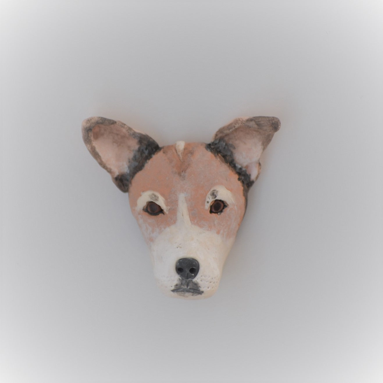 custom dog magnet on white background