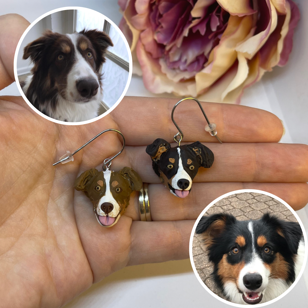 Custom pet earrings